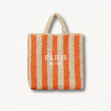 Litlookz Studio Paris Straw Beach Bag, view 5