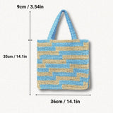 Litlookz Studio Paris Straw Beach Bag, view 6
