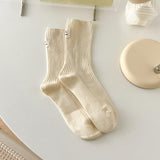 Litlookz Studio Pastel Colors Mid Cut Socks, view 4