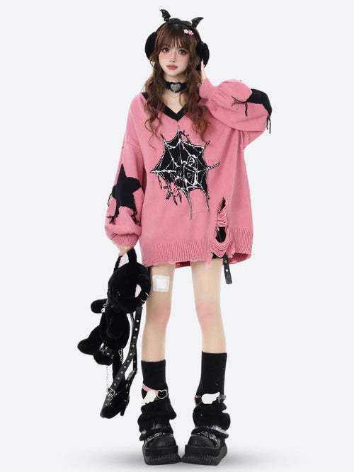 Litlookz Studio Pastel Goth Sweater