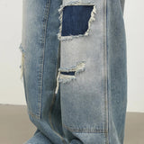 Litlookz Studio Patchwork Wide Jeans, view 5