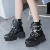 Litlookz Studio Patent Leather Boots, view 2