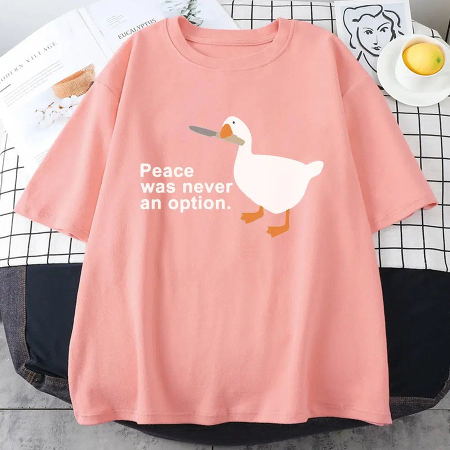 Litlookz Studio Peace Was Never An Option Tee
