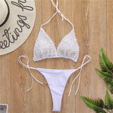 Litlookz Studio Pearl Beaded Bikini Set, view 5