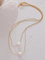 Litlookz Studio Pearl Necklace, view 2