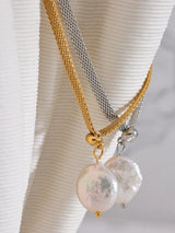 Litlookz Studio Pearl Necklace, view 4