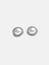 Litlookz Studio Pearl Stud Earrings, view 5