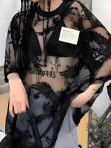 Litlookz Studio Pegasus Embroidered Sheer Top, view 2