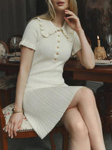 Litlookz Studio Peter Pan Collar Mini Dress, view 6