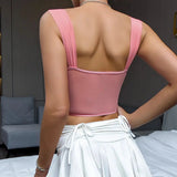 Litlookz Studio Pink Corset Top, view 3