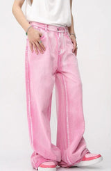 Litlookz Studio Pink Denim Jacket & Pants Two Piece Set, view 5
