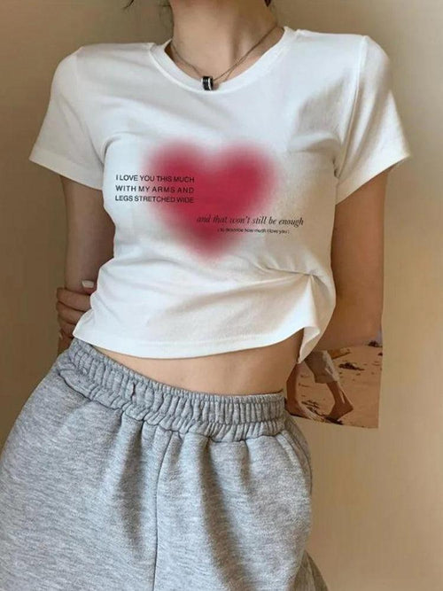 Litlookz Studio Pink Heart Aura Tee