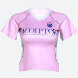 Litlookz Studio Pink Jersey Top, view 4