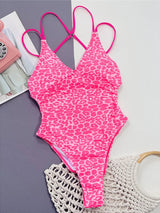 Litlookz Studio Pink Leopard Bikini Set, view 2