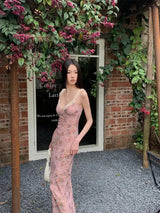 Litlookz Studio Pink Maxi Dress, view 3