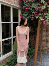 Litlookz Studio Pink Maxi Dress, view 4