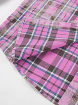 Litlookz Studio Pink Plaid Shirt, view 6