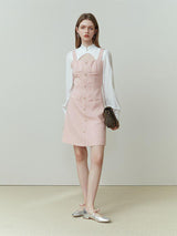 Litlookz Studio Pink Preppy Mini Dress, view 2