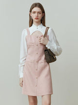 Litlookz Studio Pink Preppy Mini Dress, view 3