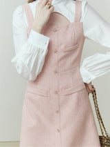 Litlookz Studio Pink Preppy Mini Dress, view 4