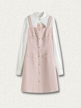Litlookz Studio Pink Preppy Mini Dress, view 6