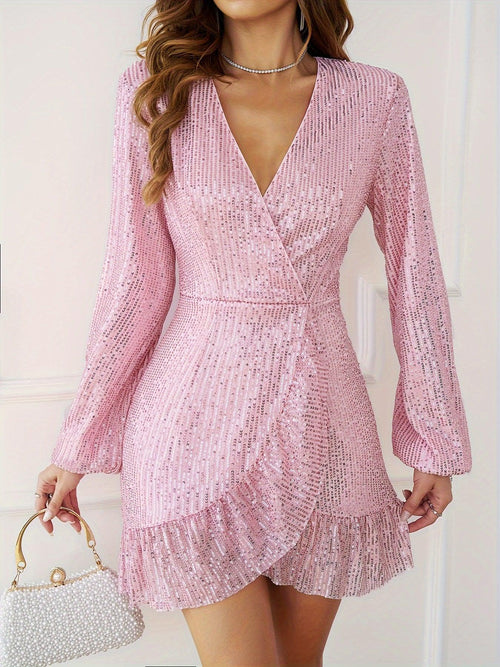 Litlookz Studio Pink Sequin Dress