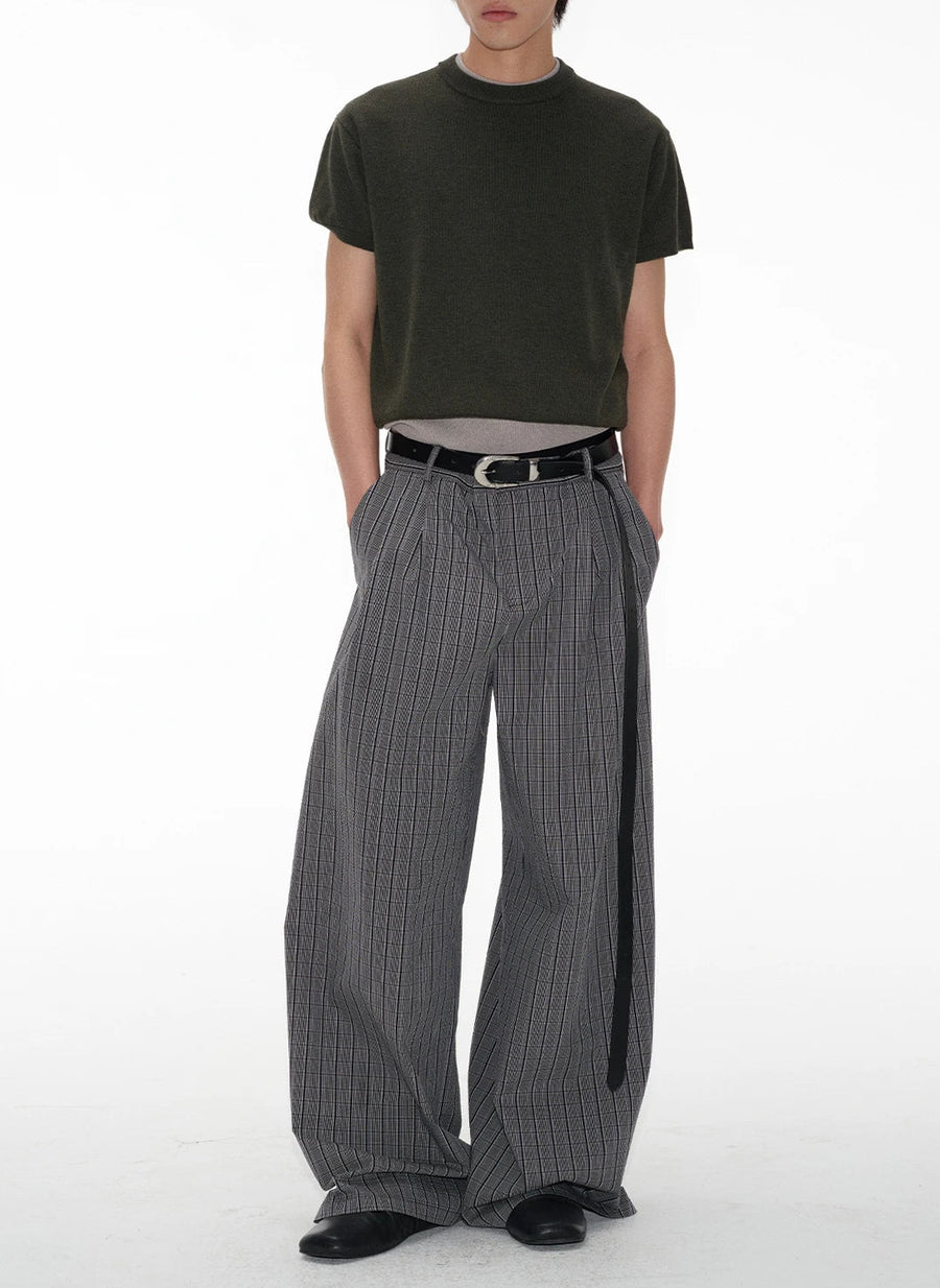 Litlookz Studio Pinstripe Wide Leg Pants