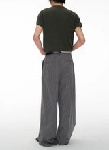 Litlookz Studio Pinstripe Wide Leg Pants, view 2