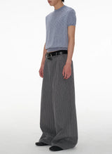 Litlookz Studio Pinstripe Wide Leg Pants, view 3