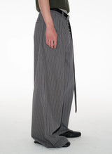 Litlookz Studio Pinstripe Wide Leg Pants, view 5