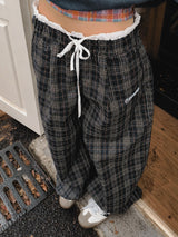 Litlookz Studio Plaid Drawstring Sweatpants, view 2