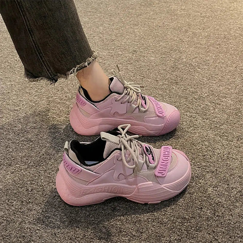 Litlookz Studio Platform Lace Up Sneakers