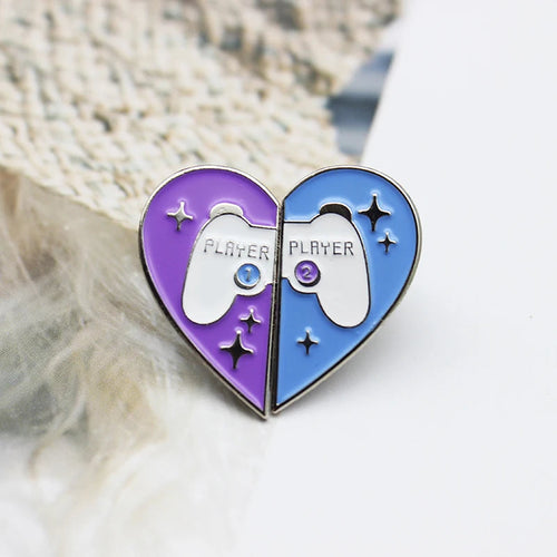Litlookz Studio Players Heart Shaped Pins