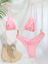 Litlookz Studio Pleated Bikini Set, view 5