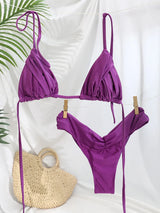 Litlookz Studio Pleated Bikini Set, view 6