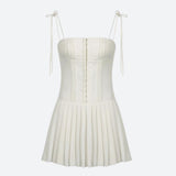 Litlookz Studio Pleated Corset Mini Dress, view 5