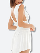 Litlookz Studio Plunge Neck Mini Dress, view 5