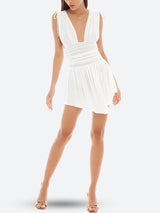 Litlookz Studio Plunge Neck Mini Dress, view 6