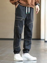 Litlookz Studio Plus Size Jogger Jeans, view 3