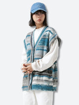 Litlookz Studio Plush Knitted Cardigan Vest, view 6