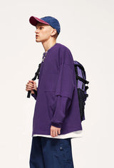 Litlookz Studio Pocket Layered Sweatshirt, view 2