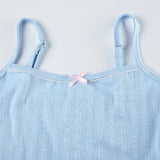 Litlookz Studio Pointelle Two Piece Pajama Set, view 3