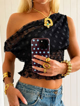 Litlookz Studio Polka Crush Top, view 6