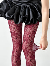 Litlookz Studio Polka Dot Lace Tights, view 5