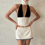 Litlookz Studio Polka Dot Top & Skirt Set, view 3