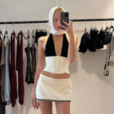Litlookz Studio Polka Dot Top & Skirt Set, view 5