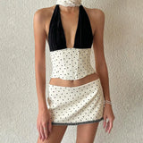 Litlookz Studio Polka Dot Top & Skirt Set, view 6