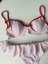 Litlookz Studio Polka Ruffled Bikini Set, view 4