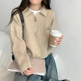 Litlookz Studio Polo Collar Sweater, view 3