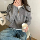 Litlookz Studio Polo Collar Sweater, view 4